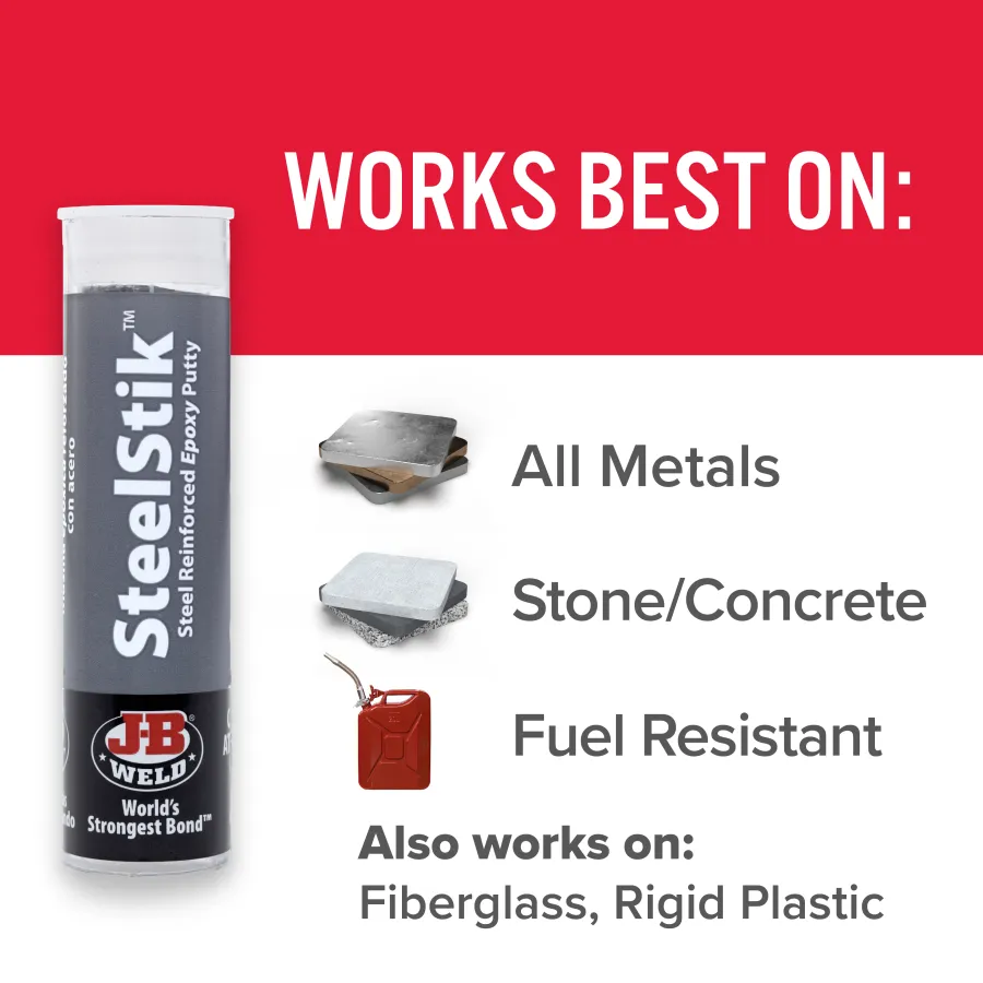 JB Weld SteelStik Steel Reinforced Epoxy Putty Stick 57g Metal Repair Compound - J-B WELD - 8267-S image 7