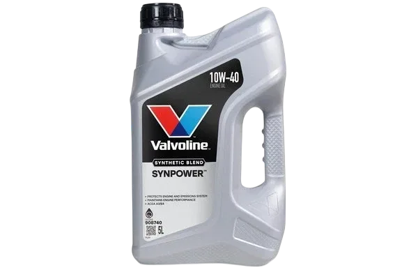 Моторна олива Valvoline SynPower 10W-40 5 л – напівсинтетична олива для двигуна - VALVOLINE - 908740
