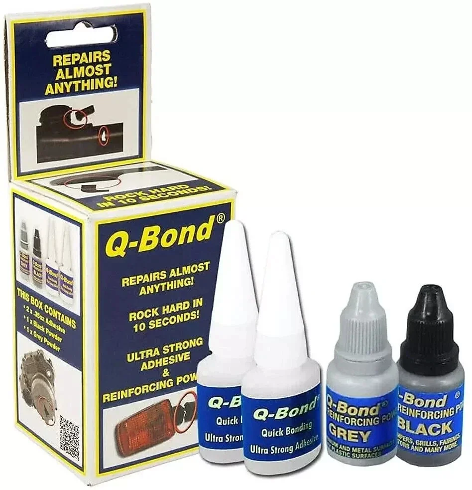 Q-Bond QB2 Ultra Strong Instant Adhesive & Filling Powders – Fast Repair Kit, Hardens in 10 Seconds - Q BOND - QB2 image 3