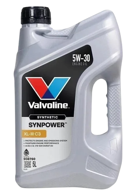 Моторна олива Valvoline SynPower XL-III C3 5W-30 – повністю синтетична, допуски BMW VW - Bosch - 908760