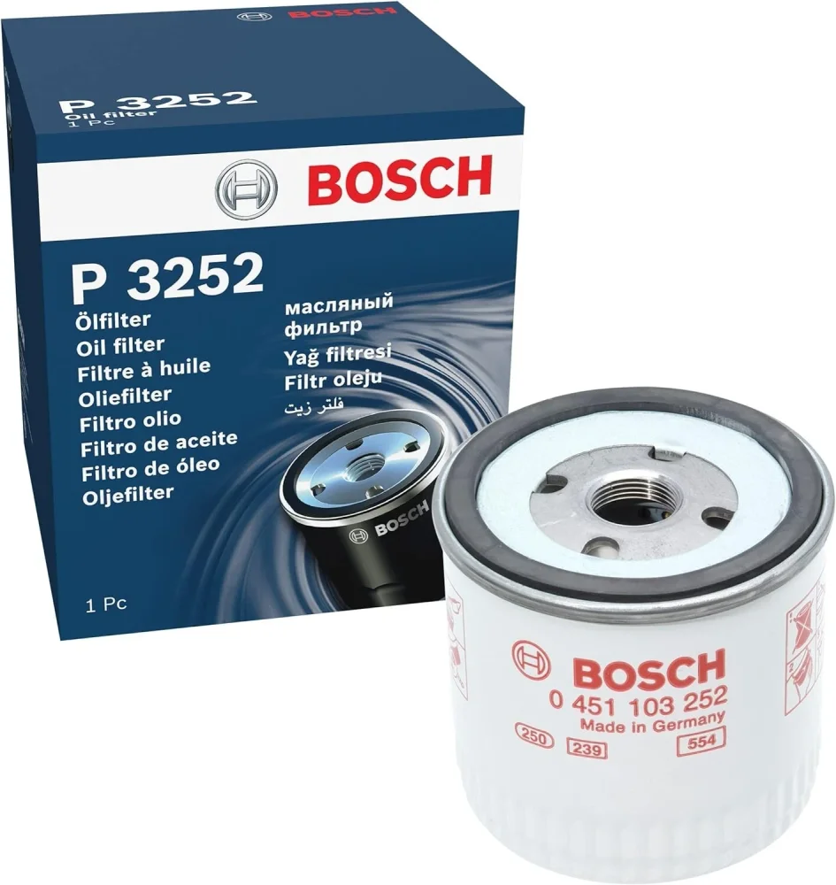 Комплект ТО Bosch для Ford Transit Connect 1.8 DI TDDi TDCi 2002–2013 – масляний і повітряний фільтри - Bosch - P3252 S3686 зображення 4
